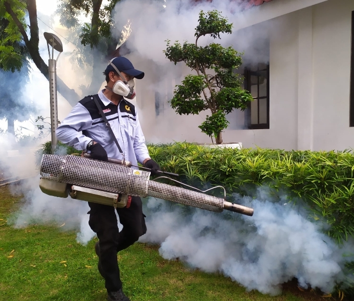 Kantor DPRD Kabupaten Bogor di Fogging Untuk Cegah DBD