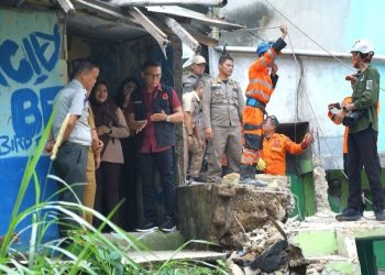 Inspeksi ke Lokasi Bencana, Pj Wali Kota Bogor Tinjau Penanganan dan Mitigasi Bencana
