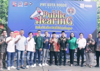 Di Public Hearing PWI Para Bacawalkot Bogor Adu Program 