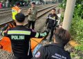 Seorang Pemuda Tewas Tersambar Kereta di Bogor