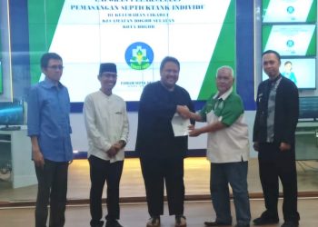 Baznas – Tirta Pakuan Berkolaborasi Tuntaskan Program ODF di Kelurahan Cikaret