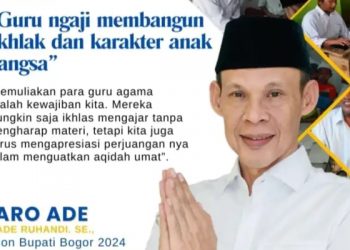 Calon Bupati Bogor Jaro Ade Bakal Naikan Insentif Guru Ngaji