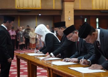 Mentan Pimpin Pelantikan dan Sumpah Jabatan Pimpinan Tinggi Madya