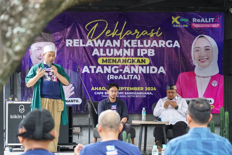 Keluarga Alumni IPB Deklarasikan Dukung Atang-Annida di Pilwalkot Bogor