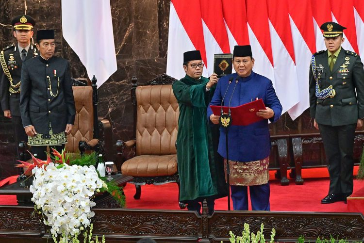 Pelantikan Presiden RI ke 8 Prabowo Subianto Dihadiri 33 Kepala Negara