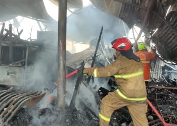 Gudang Rongsokan di Katulampa Ludes Dilalap di Jago Merah