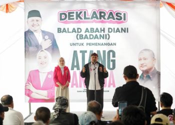 Badani Deklarasikan Dukungan untuk Atang-Annida di Pilwalkot 2024