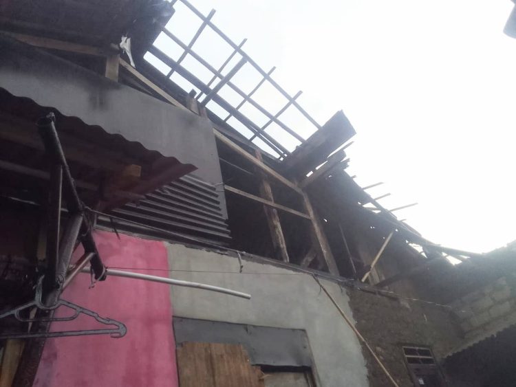 Puluhan Rumah di Tamansari Disapu Angin Puting Beliung