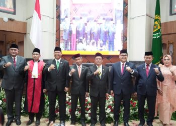 Pimpinan DPRD Resmi Dilantik, PJ Bupati : Teguhkan Komitmen Membangun Kabupaten Bogor