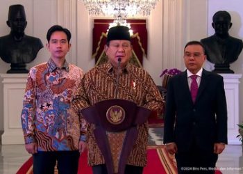 Presiden Prabowo Umumkan Susunan Menteri Kabinet Merah Putih