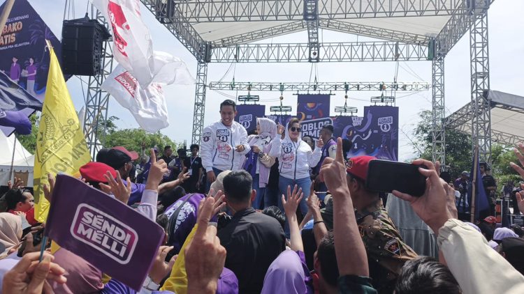 Dipadati Ribuan Pendukung, Kampanye Akbar Sendi-Melli Gaungkan Bogor Hepi 