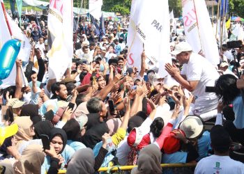 Cabup Bogor Rudy Susmanto Ribuan Relawan Menuju Kampanye Akbar di Sentul