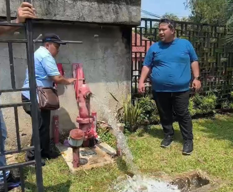 Ujicoba Jalur Pipa Bogor Barat, Direksi Cek Debit dan Tekanan