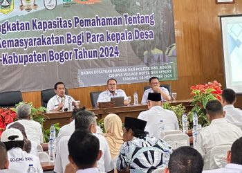 Peradi Apersiasi Kegiatan Bimtek Kesbangpol Bagi Kepala Desa di Bumi Tegar Beriman