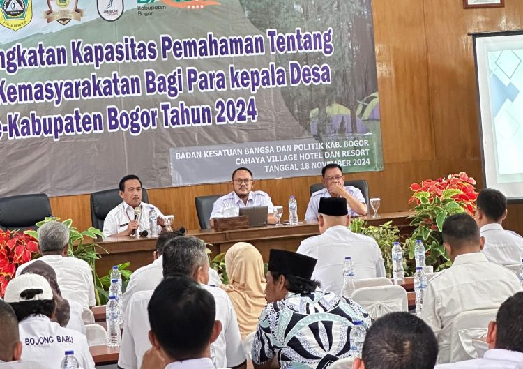 Peradi Apersiasi Kegiatan Bimtek Kesbangpol Bagi Kepala Desa di Bumi Tegar Beriman