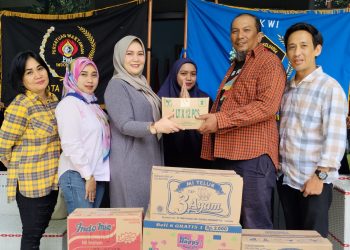 PWI PEKA Terima Bantuan dari Donatur Untuk Korban Bencana Alam Sukabumi
