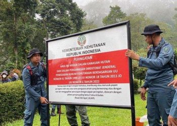 Kemenhut RI Segel 4 Villa Mewah di Puncak Bogor