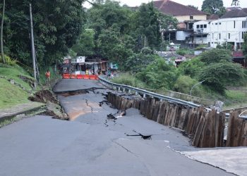 Relokasi Jalan Batutulis Yang Amblas Akan Telan Dana Rp45 Miliar
