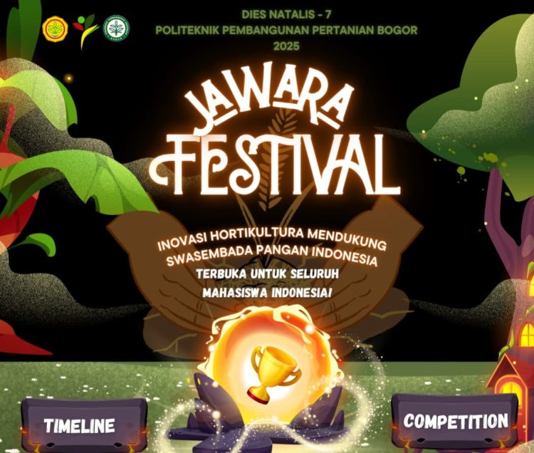 Jawara Festival 2025 : Polbangtan Kementan Ajak Generasi Muda Berinovasi Melalui Business Plan Competition