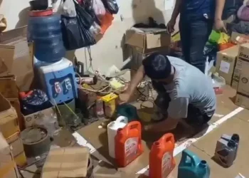 Rumah Produksi Oli Palsu