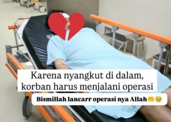 tertancap kail pancing