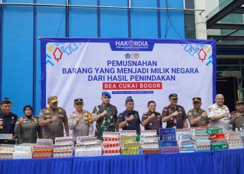 Bea Cukai Bogor Tegaskan Fungsi Community Protector Lewat Pemusnahan BMMN