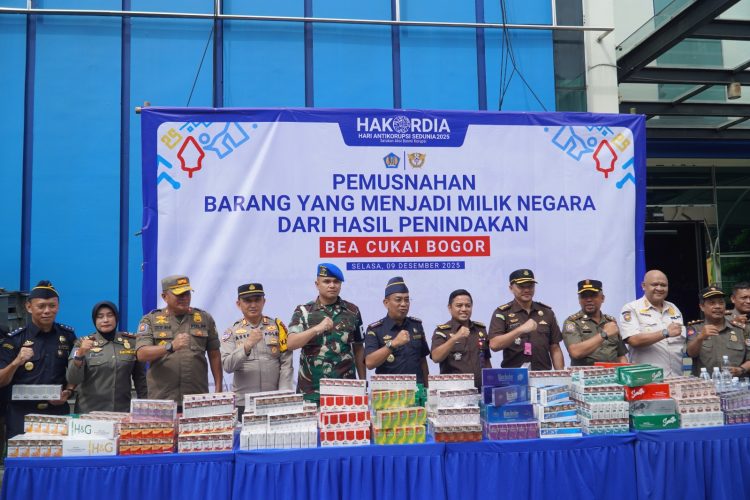 Bea Cukai Bogor Tegaskan Fungsi Community Protector Lewat Pemusnahan BMMN