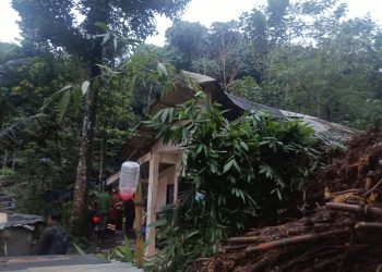Rumah Warga di Mulyaharja Tertimpa Longsor, 2 Anak Berhasil Diselamatkan
