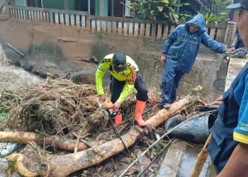 Jembatan penghubung Kampung Pasir Ipis