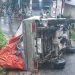 Pikap Bermuatan Beras
