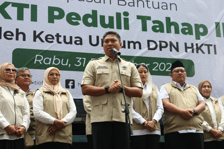 Wamentan Sudaryono Lepas Bantuan HKTI Peduli Tahap II untuk Korban Bencana di Aceh