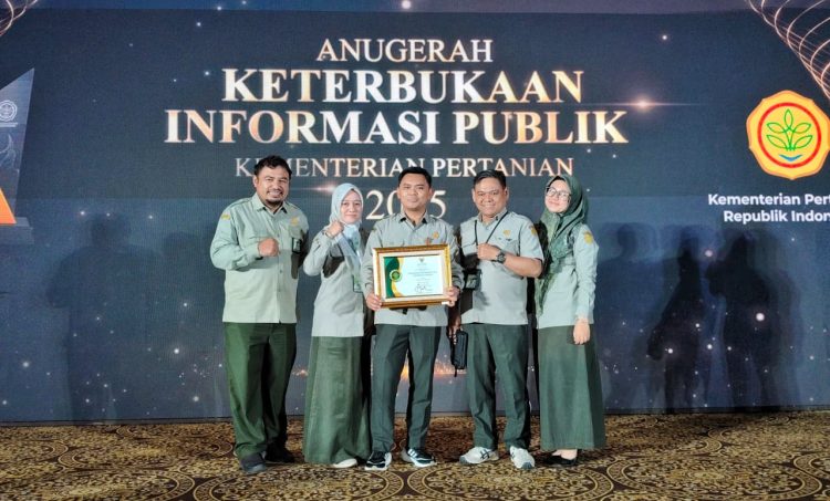 Polbangtan Bogor Raih Predikat Unit Kerja Eselon II Informatif pada Anugerah KIP 2025
