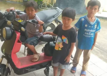Tiga Bocah Asal Rumpin Tersesat di Gunungsindur, Ditemukan Pengemudi Ojol
