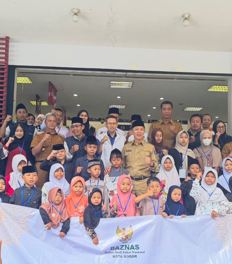 Tebar Kebahagiaan Jelang Idulfitri, BAZNAS Kota Bogor Berikan Voucher Belanja Rp500 Ribu per Anak Yatim