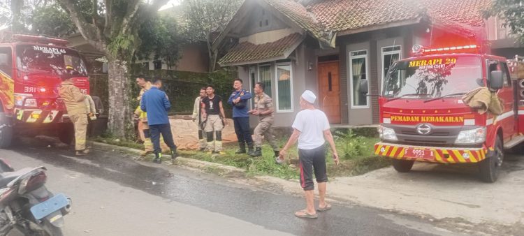 Kebakaran Rumah di Cijeruk Berhasil Dipadamkan, Diduga Akibat Korsleting Listrik