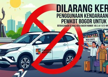 Wali Kota Bogor Larang Penggunaan Kendaraan Dinas untuk Mudik Lebaran 2026
