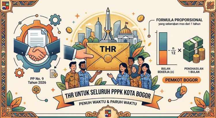 Resmi! Semua PPPK di Kota Bogor Dapatkan THR Tahun Ini