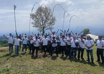 Club Motor WAGS Gelar Halal Bihalal Di Bukit Cipelang Gunung Salak