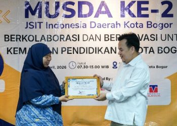 Ketua DPRD Kota Bogor Raih Penghargaan Tokoh Peduli Pendidikan 2026 dari JSIT Kota Bogor