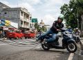 Lagi, Kabel Optik Menjuntai Jerat Dua Pemotor di Jalan Sudirman Bogor