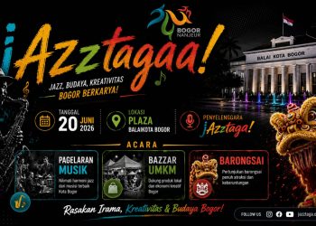 Catat Tanggalnya! Pesta Rakyat ‘jAzztaga!’ Bakal Ramaikan Plaza Balaikota Bogor 20 Juni Nanti