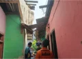 menyebabkan tiga rumah warga di Kota Bogor rusak