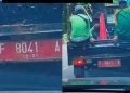 Truk Disperumkim Kota Bogor Tertangkap Kamera Pakai Pelat Pajak Mati