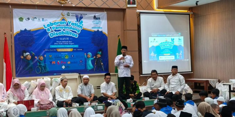 Badan Amil Zakat Nasional (BAZNAS) Kota Bogor ikut berkolaborasi pada kegiatan Lebaran Yatim dan Disabilitas Tahun 2026.