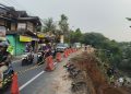 Perbaikan Longsor di Jalan Kebon Pedes Dikebut Sampai Malam, Warga Diminta Maklumi Hambatan Lalu Lintas