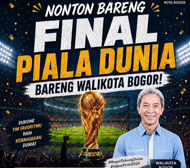 Siap-siap Begadang! Warga Bogor Diajak Nobar Final Piala Dunia 2026 Gratis di Plaza Balai Kota