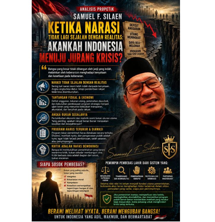 Ketika Narasi Tidak Lagi Sejalan dengan Realitas, Akankah Indonesia Menuju Jurang Krisis?