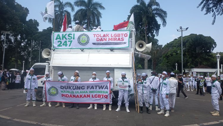 Temui Massa Aksi Tolak LGBT di Balai Kota Bogor, Pemkot Janji Tindak Tegas THM dan Miras Illegal