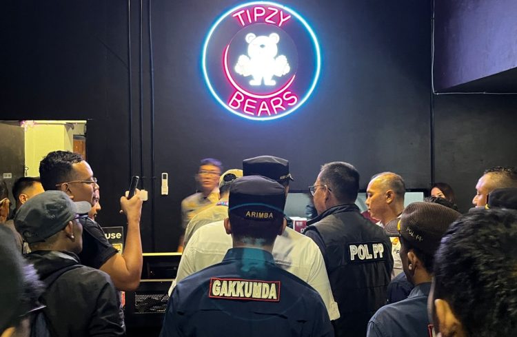Pasca Keributan Viral, Satpol PP Sikat Kafe Nona Manis dan Tipzy Bears
