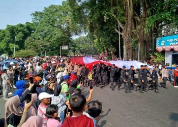 3.400 Peserta Bentangkan Bendera Raksasa di Kirab FMP 2026 Kota Bogor
